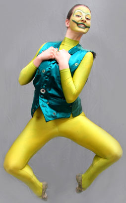 Female dancer in performance costume