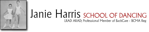 Janie Harris School of Dancing: Home page